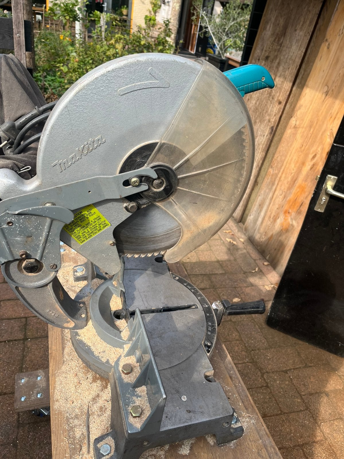 Afkortzaag Makita LS1440, Doe-het-zelf en Verbouw, Gereedschap | Zaagmachines, Ophalen, Zo goed als nieuw, Afkortzaag, 30 tot 70 mm