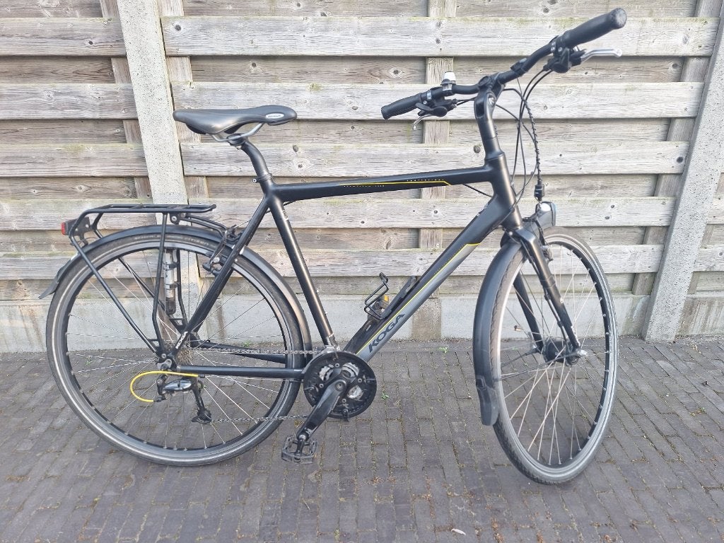 Koga Sportsrider maat 57, Fietsen en Brommers, Fietsen | Heren | Sportfietsen en Toerfietsen, Ophalen, 28 inch, Gebruikt, Velgrem