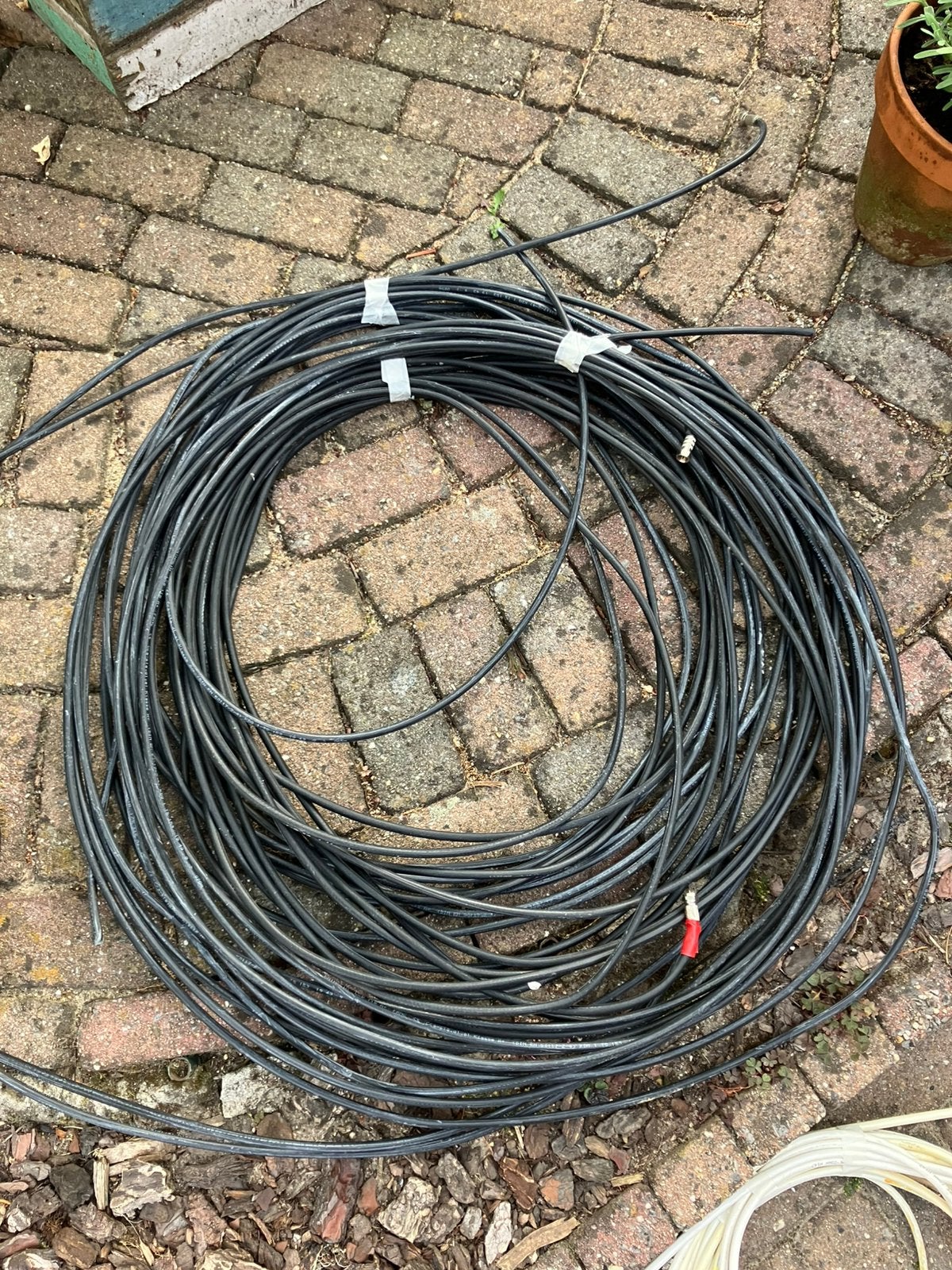 Coax 3 x 10 mtr, Ophalen of Verzenden, Zo goed als nieuw