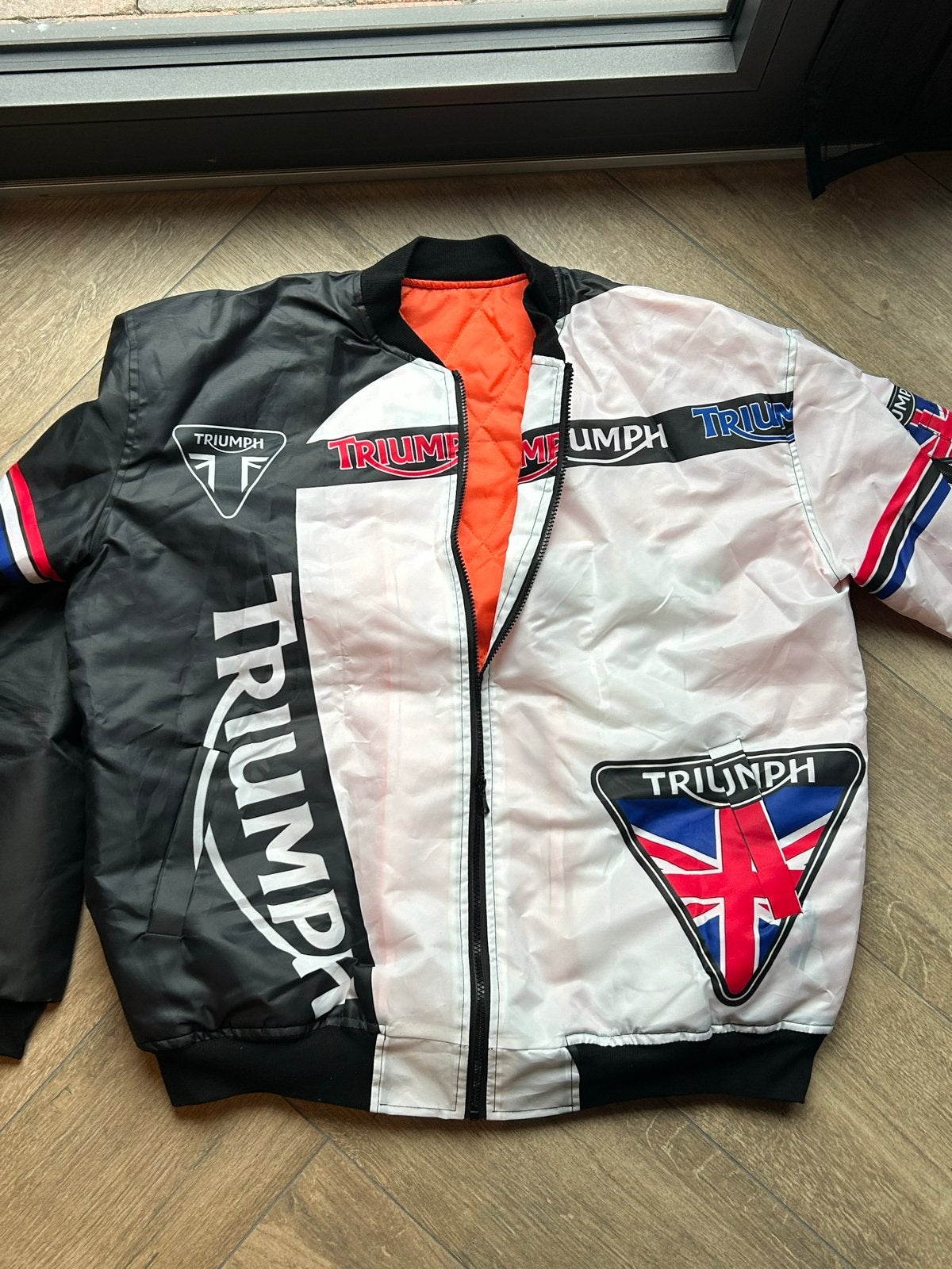 Triumph Motorjack - Stevige Stof - Grote Maat (XXXL+), Motoren, Ophalen of Verzenden, Tweedehands, Heren, Jas | textiel