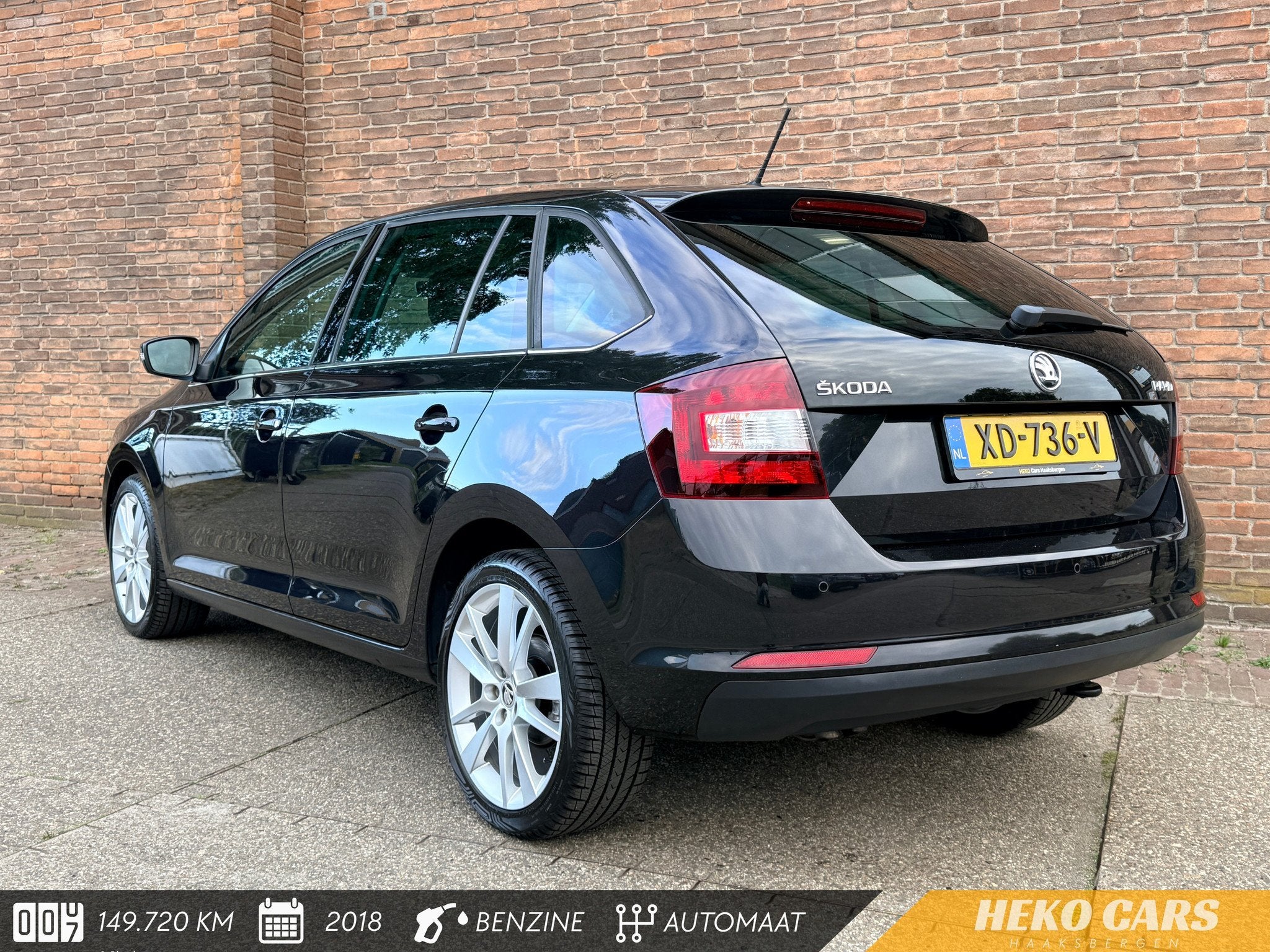 Skoda Rapid SPACEBACK 1.4 TSI Style·DSG·Carplay·Cruise·C, Auto's, Automaat, 1131 kg, 125 pk, Gebruikt