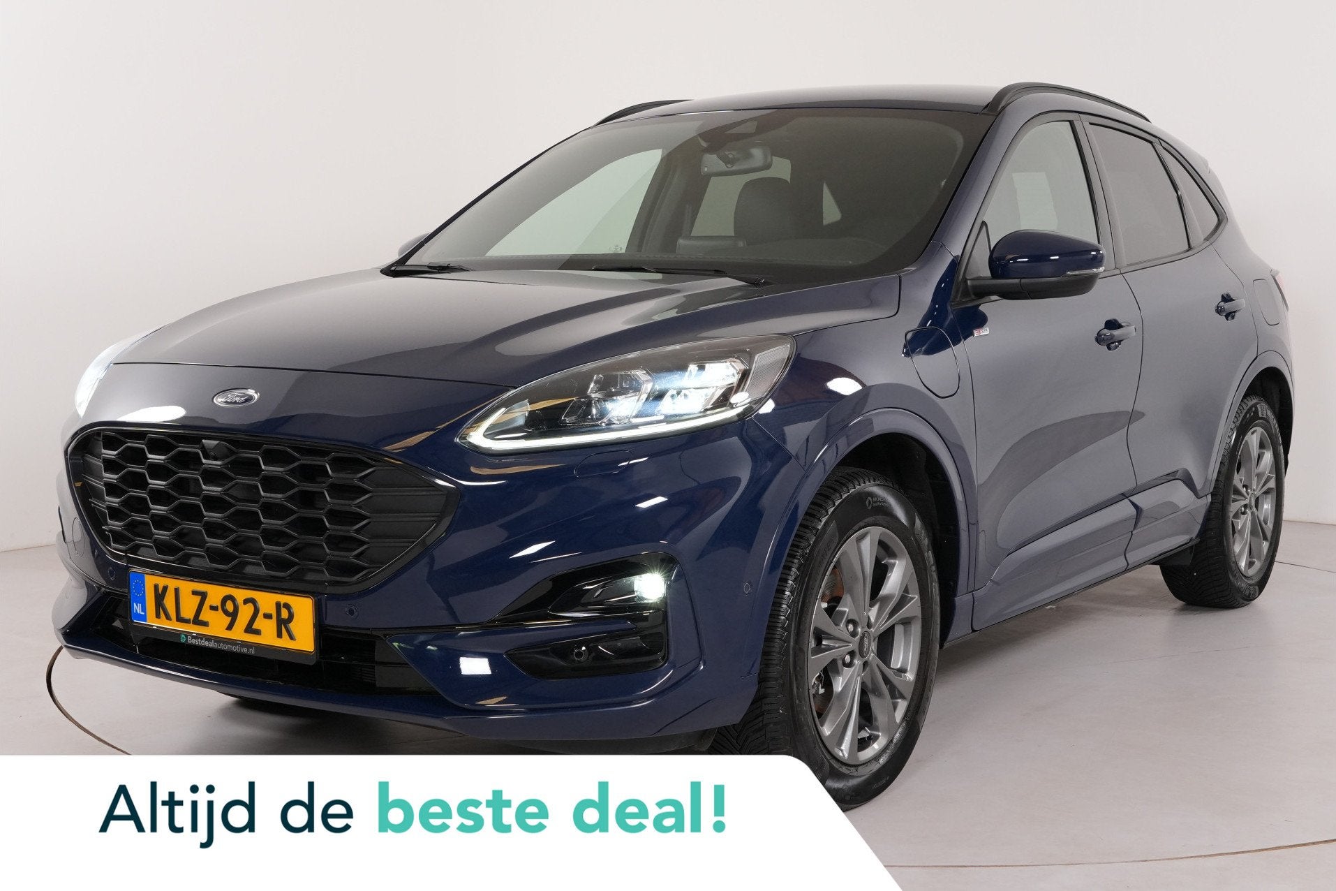 Ford Kuga 2.5 ST-Line X 225 pk PHEV | Stl. verw. | 360° Cam, Gebruikt, 4 cilinders, Blauw, Plug-in hybride