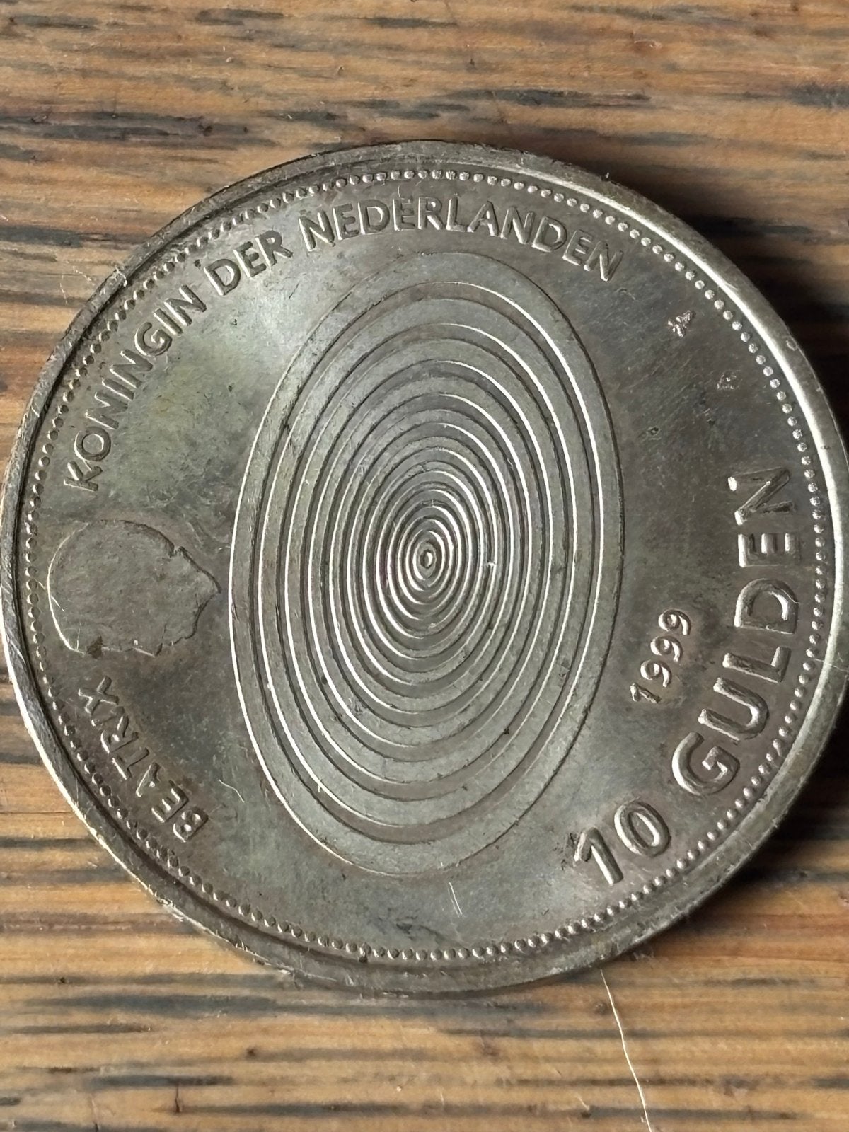 Zilveren 10 Gulden Munt Koningin Beatrix 1999, Postzegels en Munten, Munten | Nederland, Koningin Beatrix, Zilver, Ophalen of Verzenden