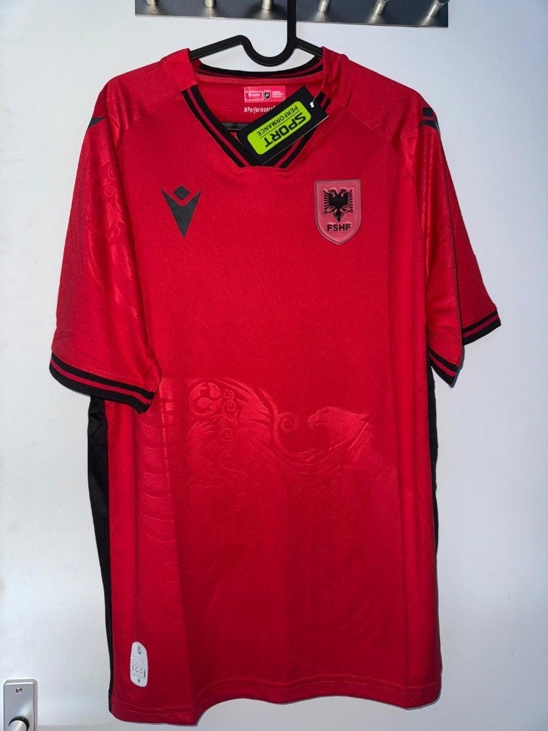 Albania thuisshirt, Maat XL, Ophalen of Verzenden, Nieuw, Shirt