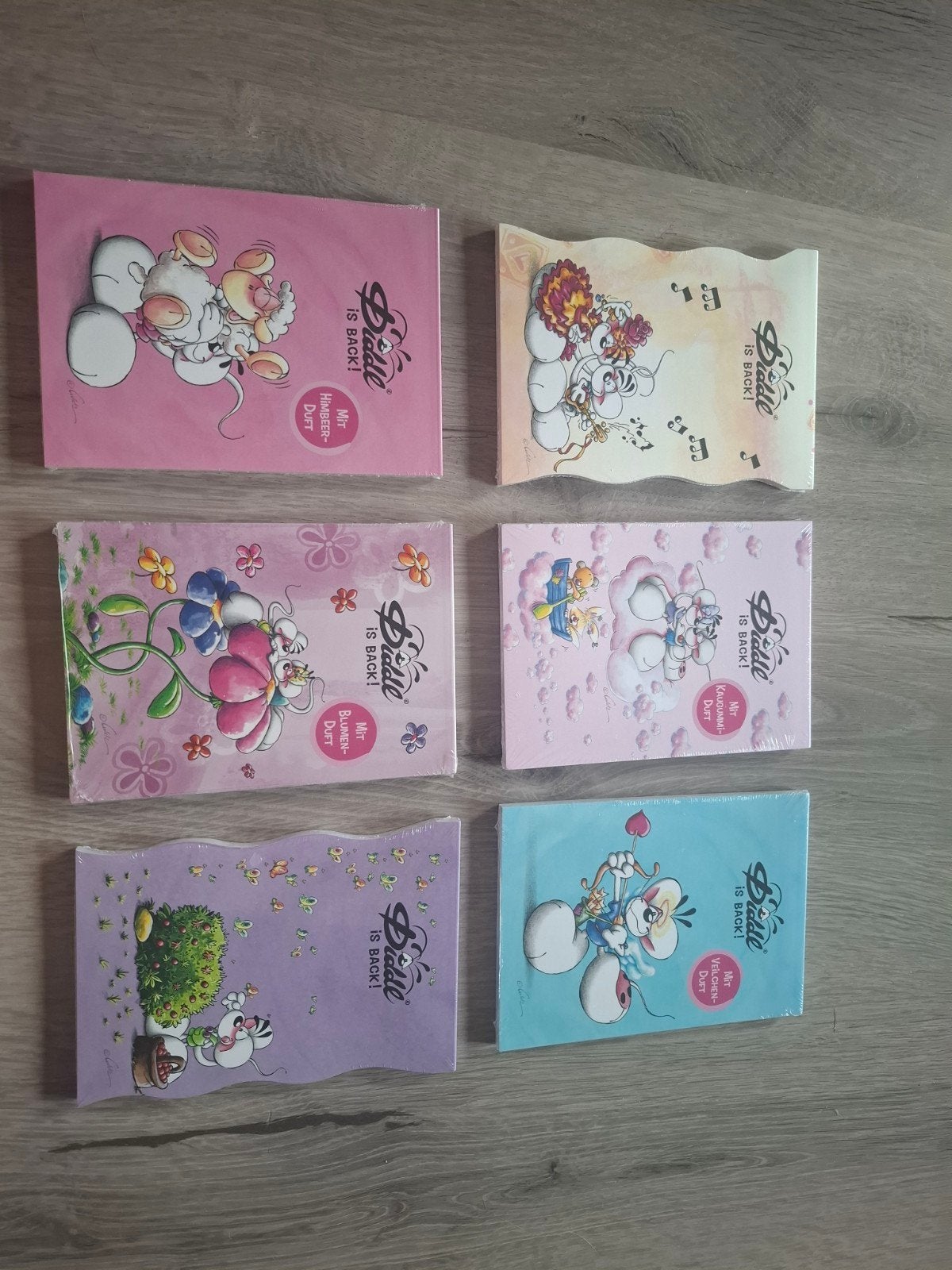 12x 1 blaadje van elk diddl is back blok uit Duitsland, Verzamelen, Diddl, Ophalen of Verzenden, Diddl, Nieuw, Papier, Kaart of Schrift
