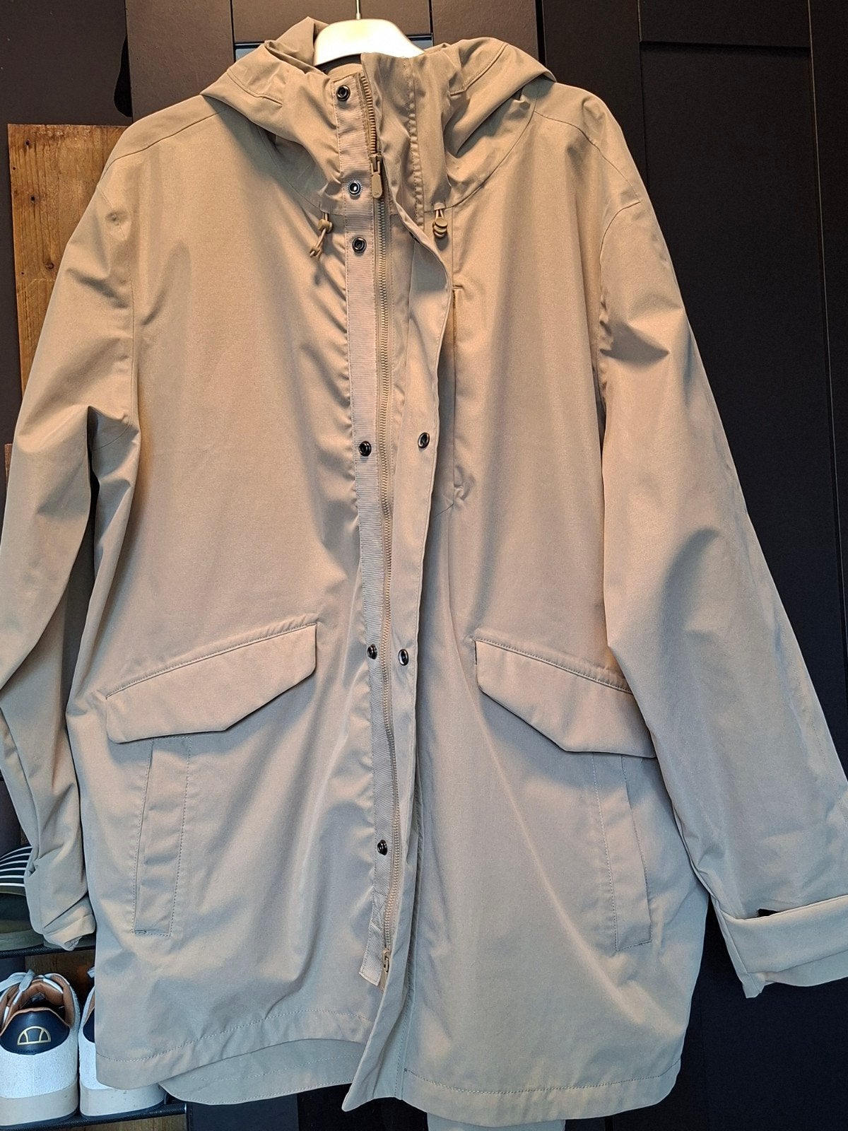 C&A Parka Heren Regenjas Maat XXL - Zo goed als nieuw, Beige, Overige maten, Zo goed als nieuw, C&A