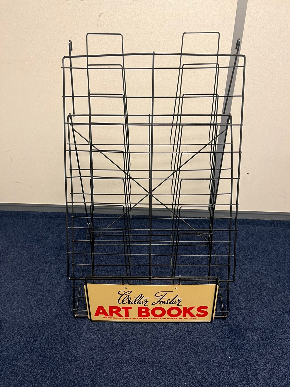 Leuk tijdschriftenrek, Ophalen, Metaal, Vintage, Zo goed als nieuw
