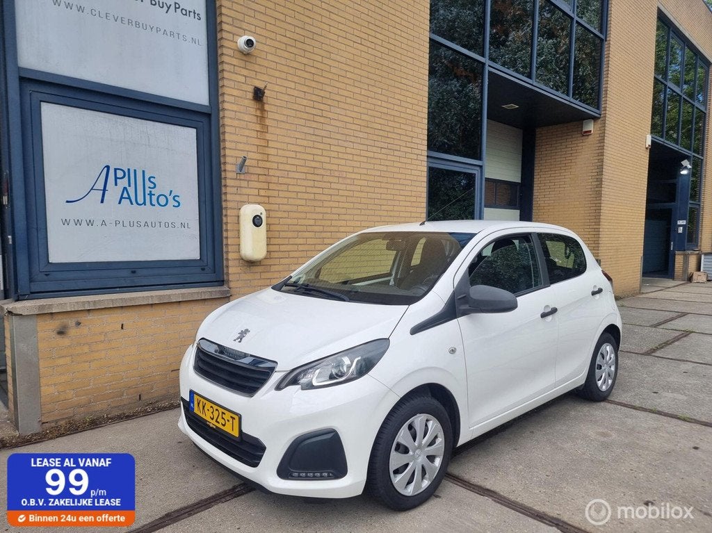 Peugeot 108 1.0 e-VTi Blue Lion NAP dealer onderhouden, Voorwielaandrijving, Euro 6, 4 stoelen, Wit