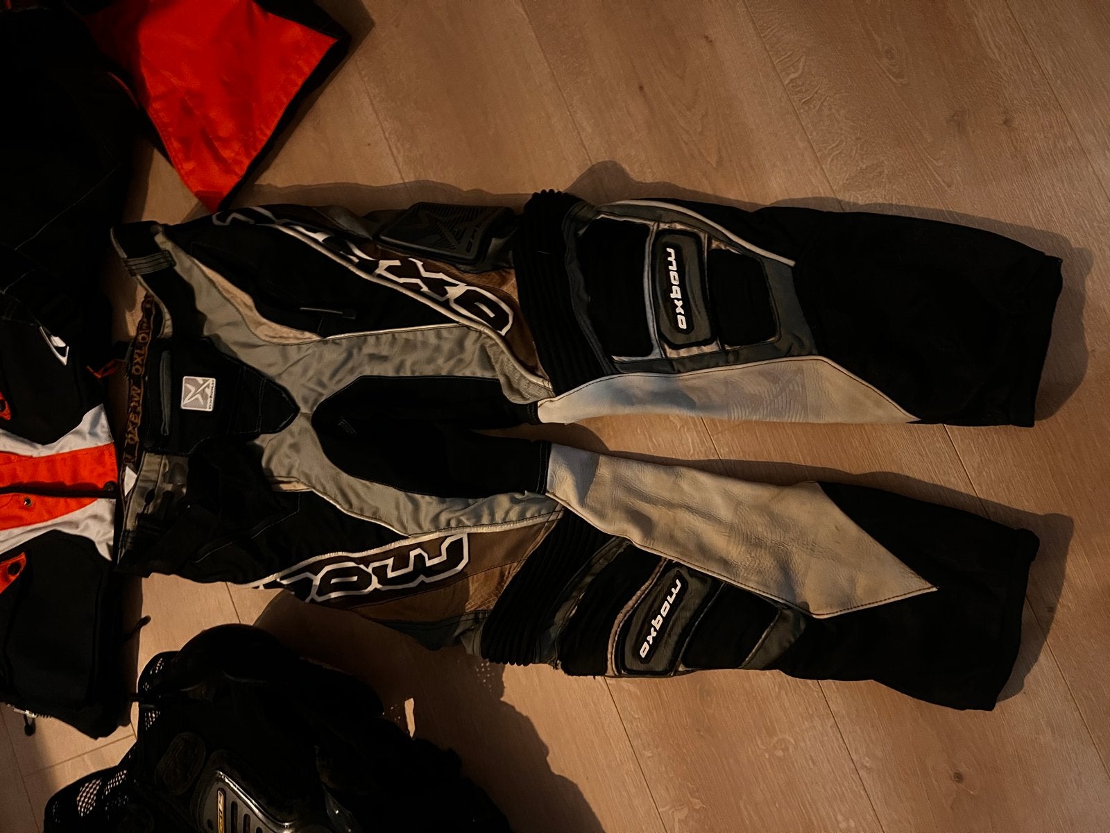 Crossbroek Oxbow XL - Zwart/Grijs/Wit, Ophalen, Tweedehands, Heren, Motorcrosskleding