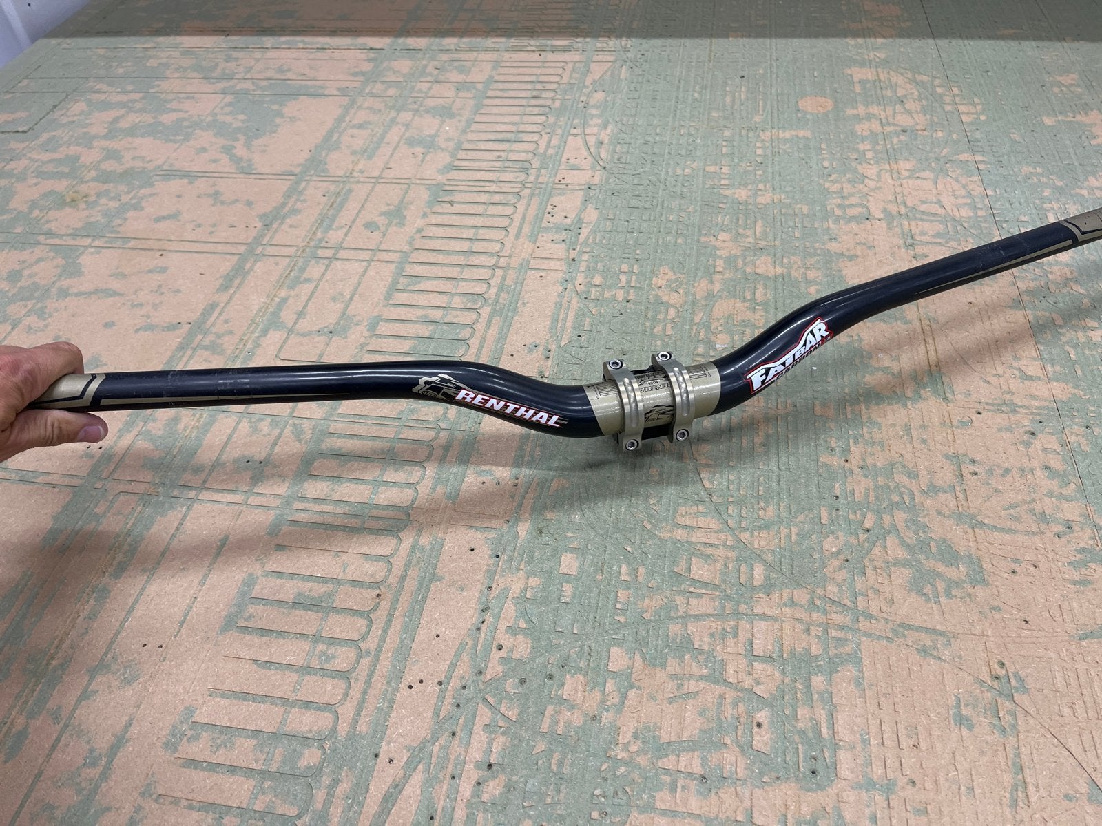 Renthal Fatbar Carbon Stuur met stem!, Gebruikt, Stuur, Ophalen of Verzenden, Mountainbike