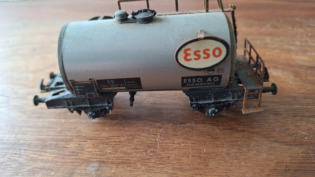 Trix express Esso wagon, Gebruikt, Gelijkstroom, Trix, Wagon