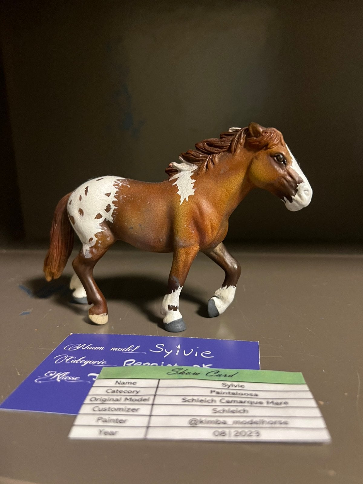 Schleich Repaint 'Sylvie', Ophalen of Verzenden, Zo goed als nieuw, Paard, Beeldje of Figuurtje