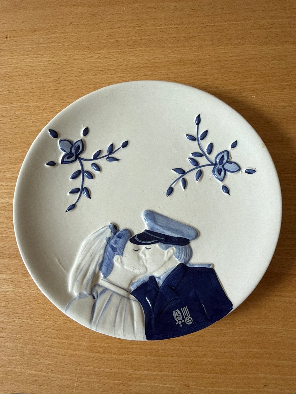 Klein bordje huwelijk Willem Alexander & Maxima, Ophalen of Verzenden, Nieuw, Servies