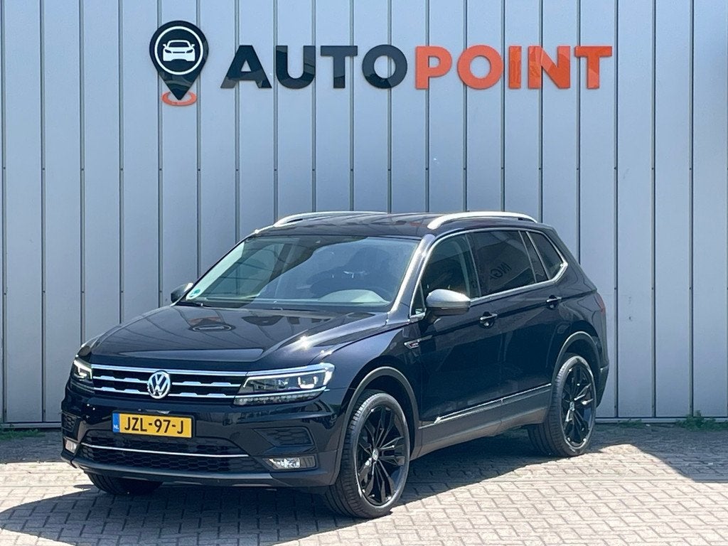 Volkswagen Tiguan Allspace 2.0 TSI 4Motion Highline Business, Auto's, Gebruikt, 1984 cc, Zwart, Bedrijf