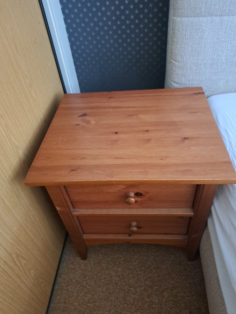 Nachtkastje, Ophalen, Zo goed als nieuw, Minder dan 45 cm, 55 tot 70 cm
