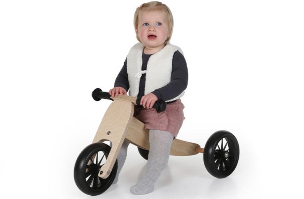 Houten kids smart bike 4in1 classic, Ophalen, Zo goed als nieuw, Loopfiets