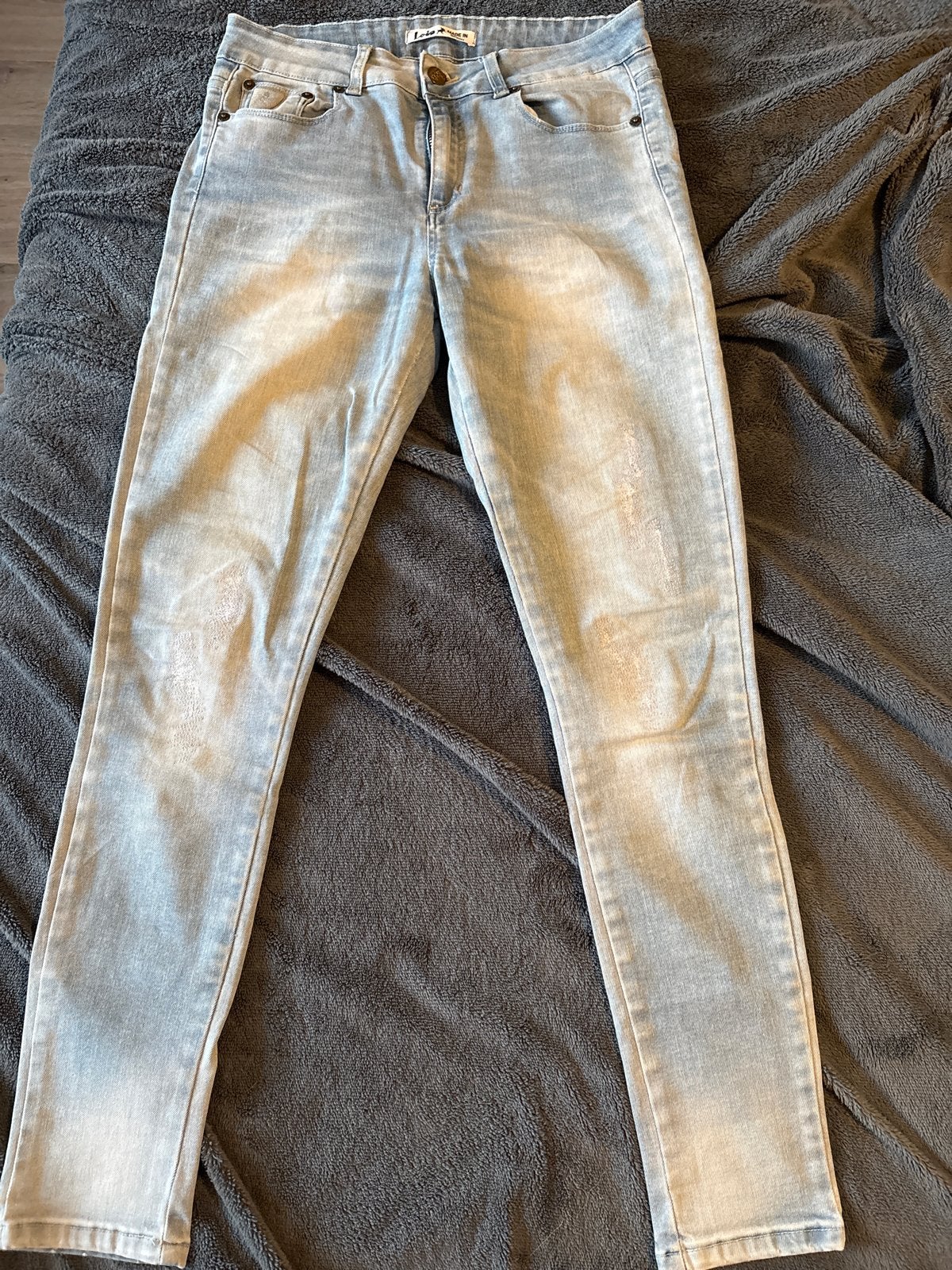 Lois Cordoba Skinny Jeans Maat 28-32 met Stiksels, Ophalen of Verzenden, Gedragen, Blauw, W28 - W29 (confectie 36)