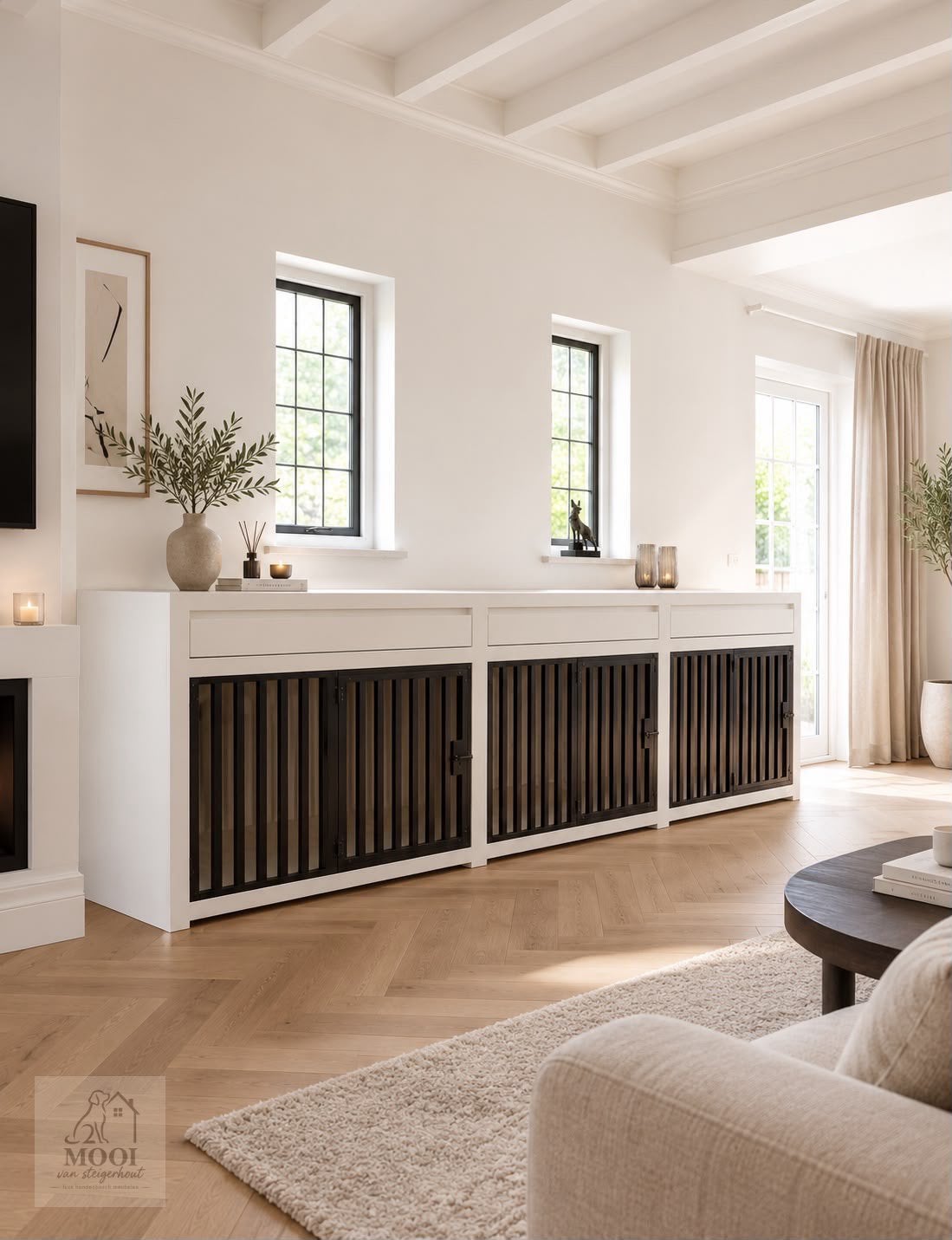 Zeer stevige & luxe hondenbench meubelen, Ophalen of Verzenden, Nieuw