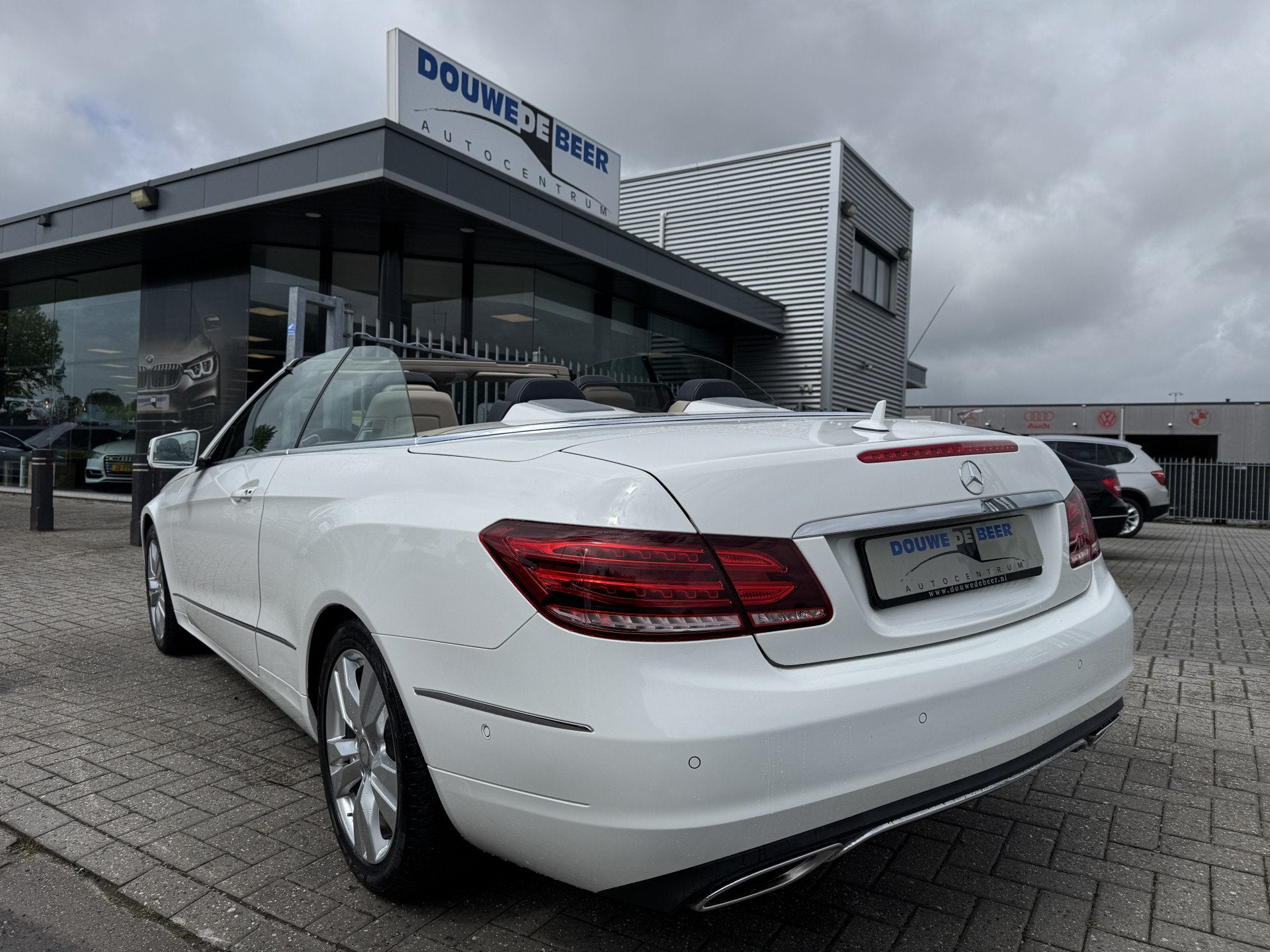 Mercedes-Benz E-Klasse Cabrio 400 Prestige Aut9 Leer, Navi,, Auto's, Automaat, 12 maanden, Wit, Leder