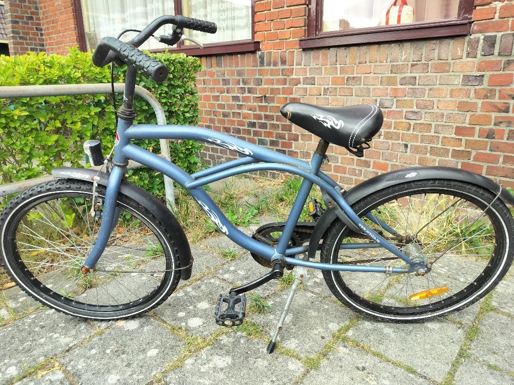 Jongensfiets, Fietsen en Brommers, Ophalen, Terugtraprem, Gebruikt, Handrem