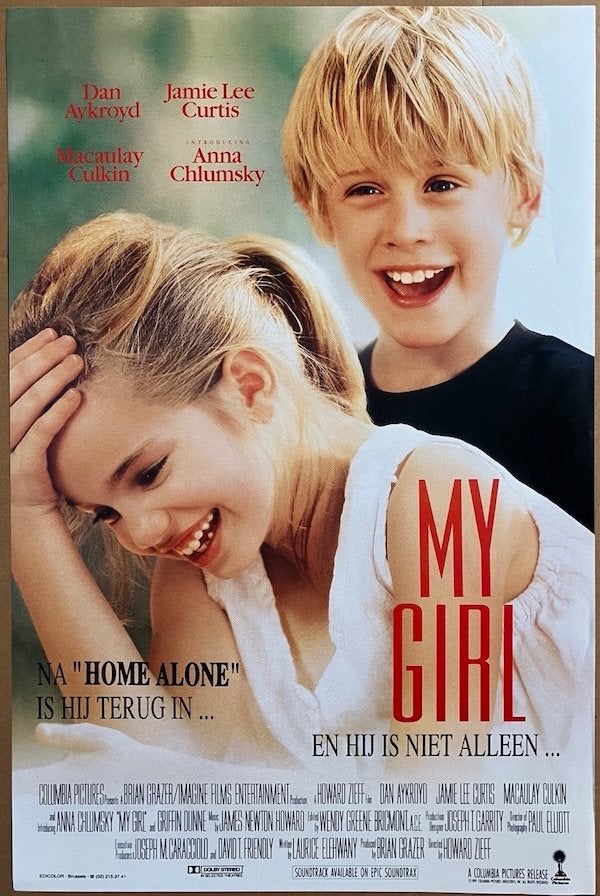My Girl / My Girl 2 (1991 , 1994) - Originele filmposters, Verzamelen, Ophalen of Verzenden, Zo goed als nieuw, A1 t/m A3, Film en Tv