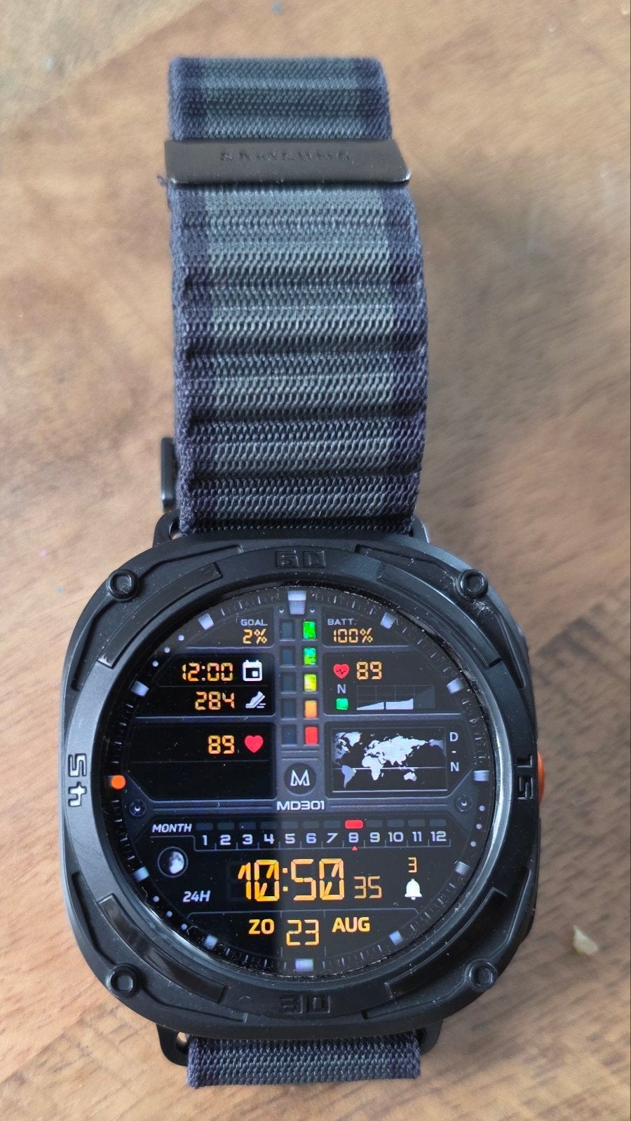 Samsung Galaxy Watch Ultra (Zwart) - Zo goed als nieuw, Zwart, Ophalen of Verzenden, Zo goed als nieuw, GPS