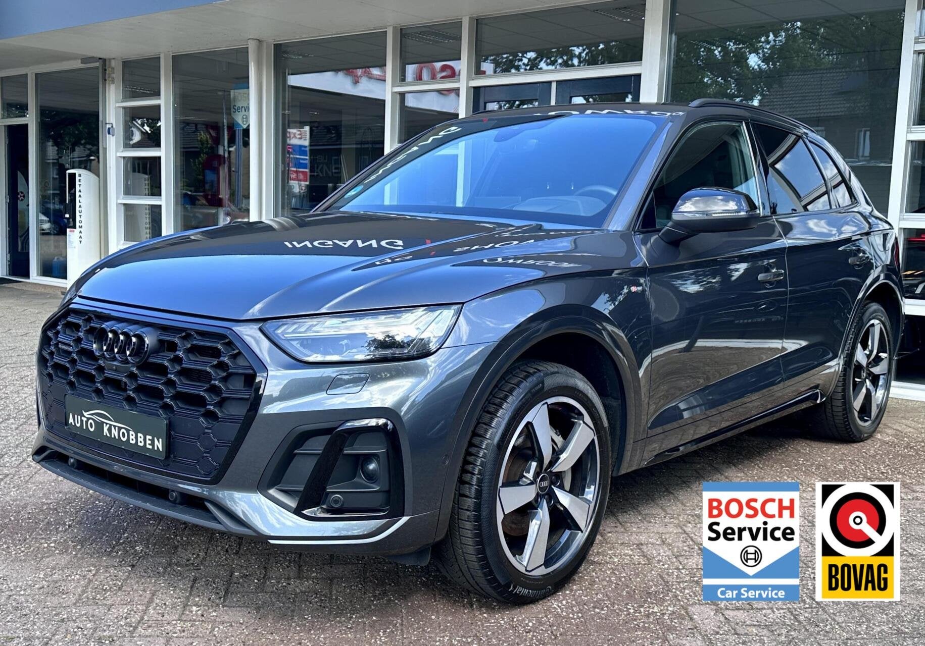 Audi Q5 55 TFSI e S-Line Led, Climat, 360 Camera, LM.., Auto's, Audi, Automaat, Gebruikt, 4 cilinders, Bedrijf