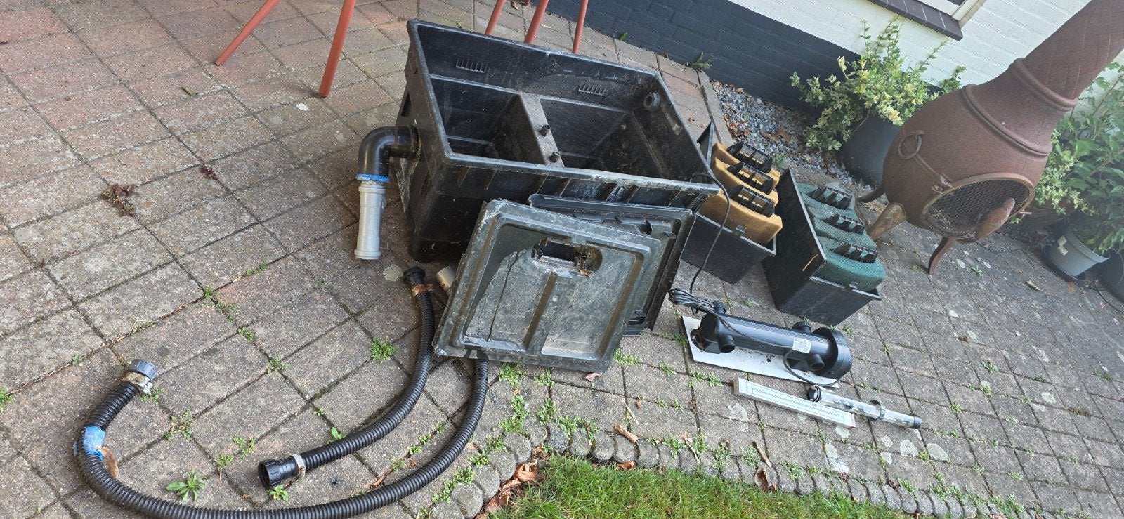 Complete Vijverfilterset met UV-C lamp en toebehoren, Ophalen, Vijverpomp