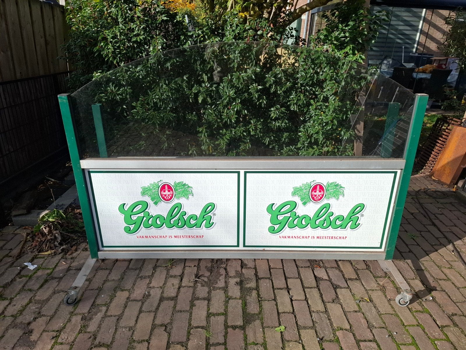Grolsch windscherm 2 stuks., Ophalen