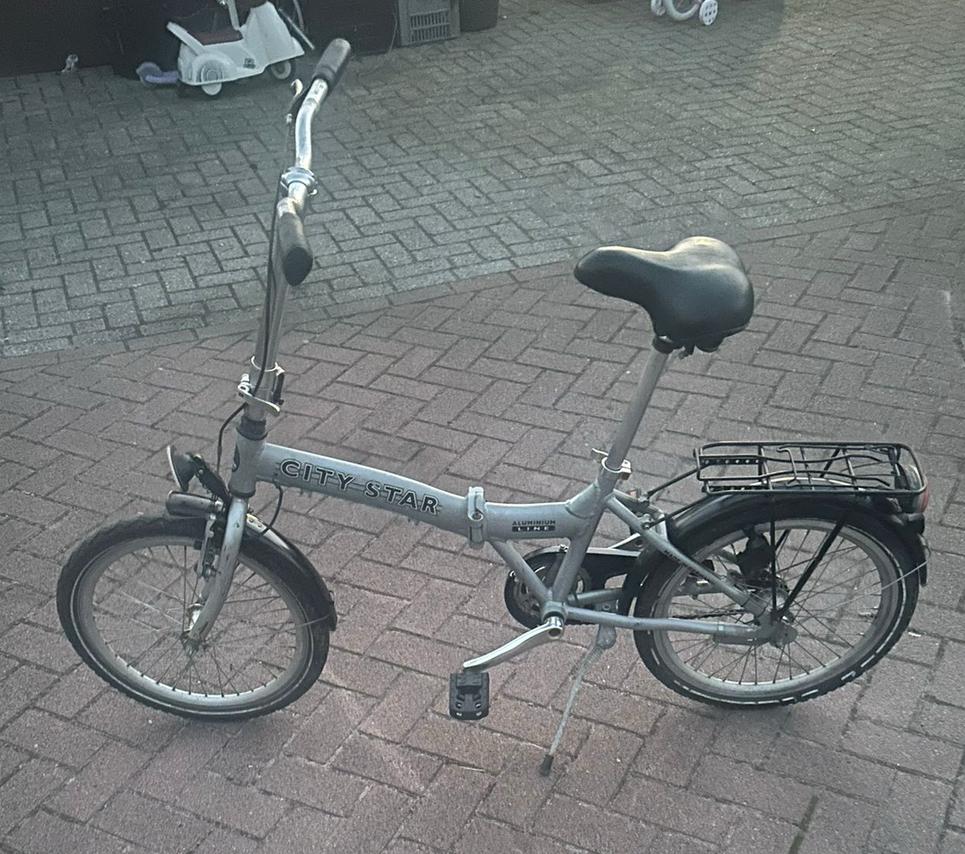 City star vouwfiets volwassenen, Ophalen, Zo goed als nieuw, 20 inch of meer