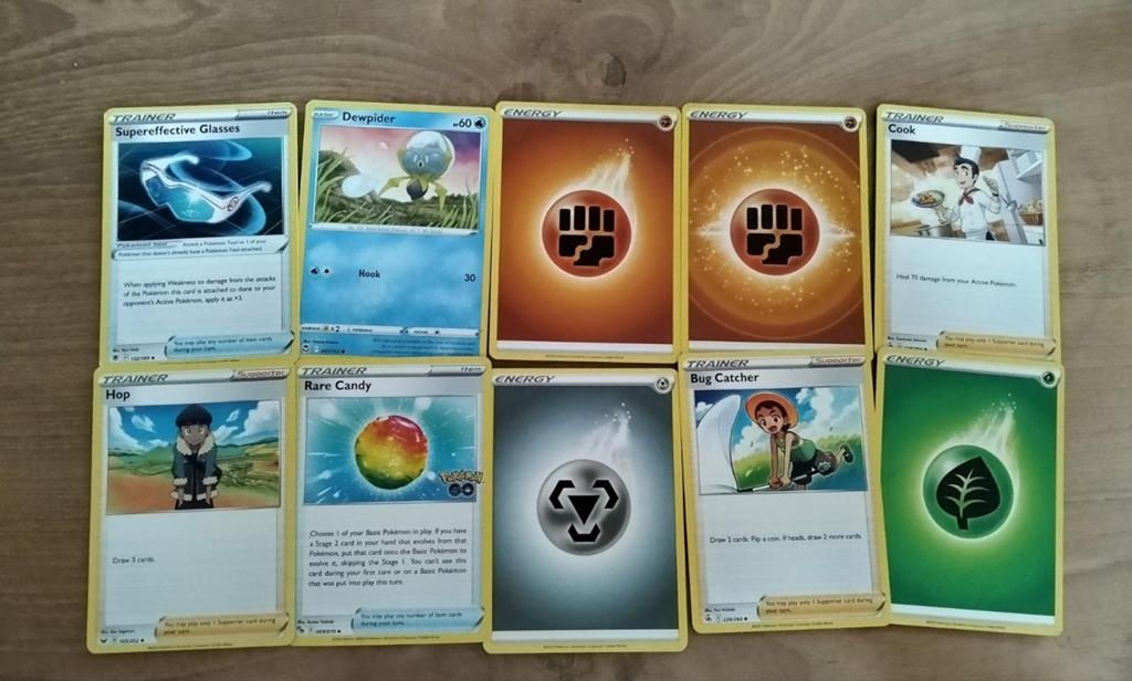 Pokémon Kaarten 10 voor €0.50, Ophalen of Verzenden, Gebruikt, Meerdere kaarten