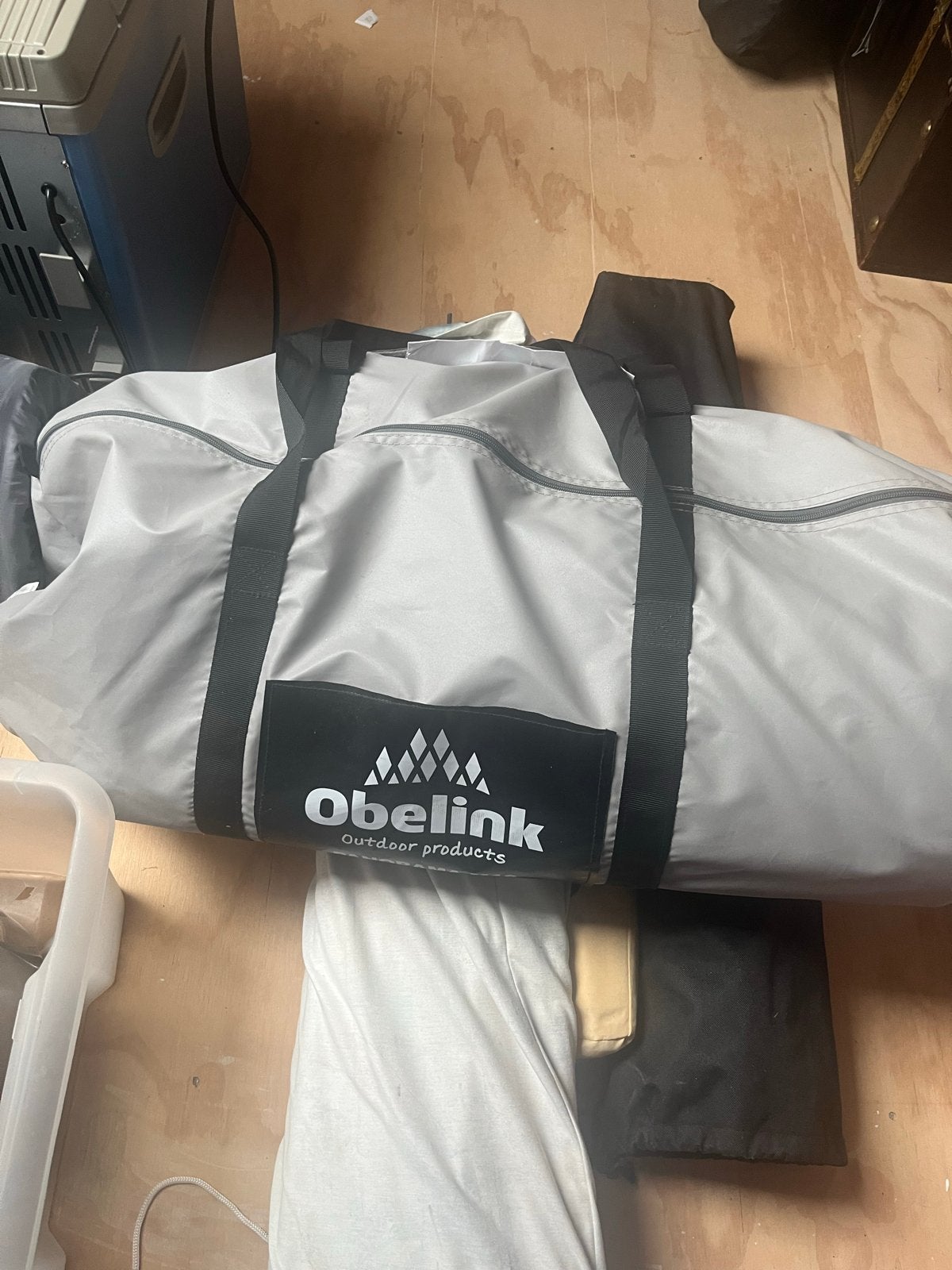Obelink luifel met Piper aluminium frame maat 7 tm 10, Ophalen, Gebruikt, Polyester, Overige merken