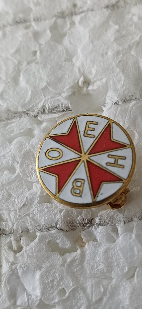 E.H.B.O. speldje (emaille), Ophalen of Verzenden, Zo goed als nieuw, Overige onderwerpen