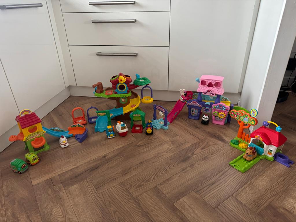 Grote VTech Toet Toet Auto’s & Zoef Zoef Dieren speelset, Ophalen, Gebruikt, Overige typen, Met licht