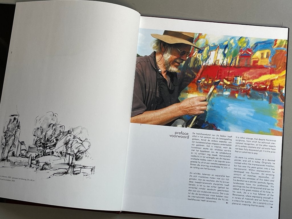 Ook ik ben schilder Jits Bakker (2004), Ophalen of Verzenden, Zo goed als nieuw, Schilder- en Tekenkunst