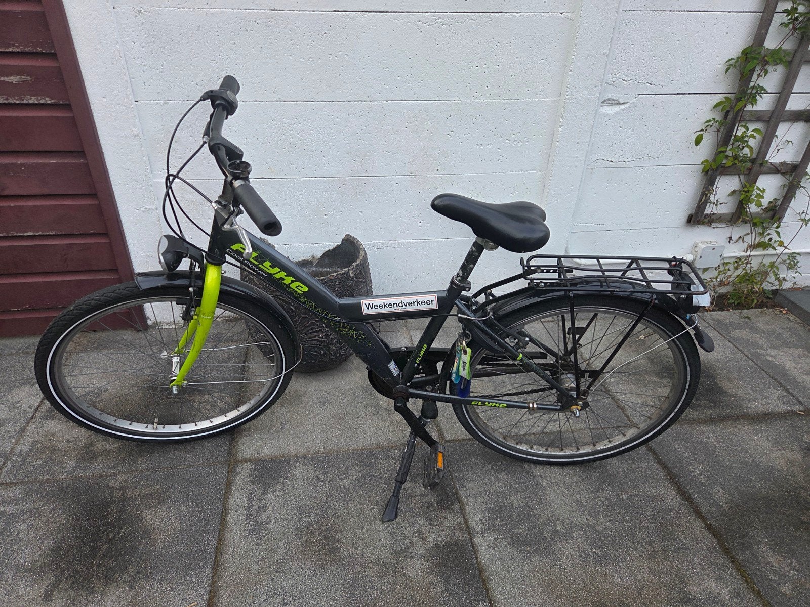24 inch jongensfiets Flyke, Fietsen en Brommers, Fietsen | Jongens, Ophalen, Terugtraprem, Flyke, Versnellingen