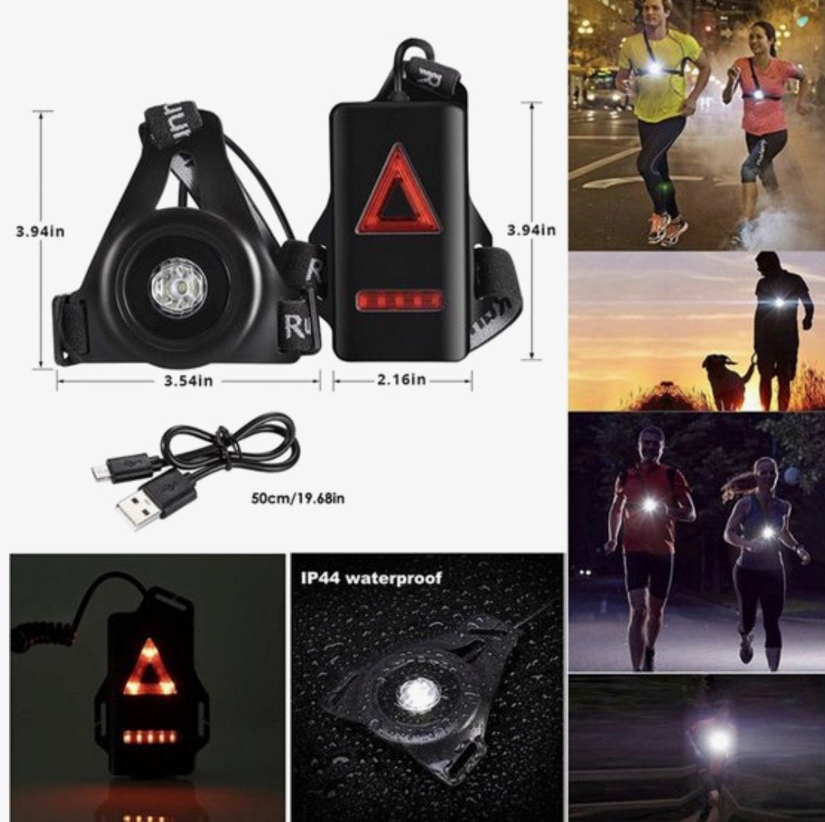 Hardloopvest met verlichting - NEW, Overige merken, Overige typen, Nieuw, Ophalen of Verzenden