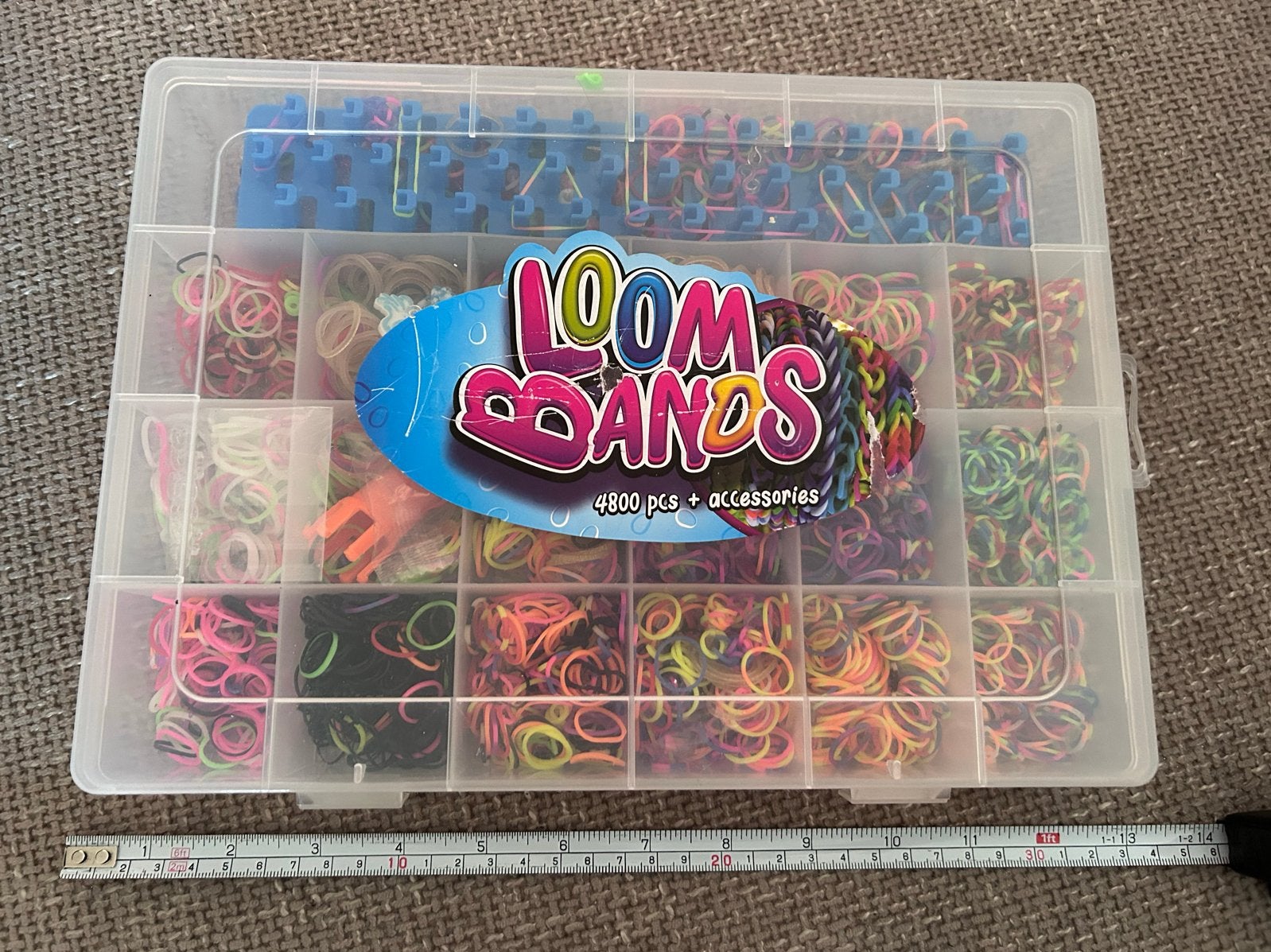 Loom Bandjes met elastiekjes en accessoires, Hobby en Vrije tijd, Knutselen, Zo goed als nieuw, Knutselset, Overige merken, Kunststof