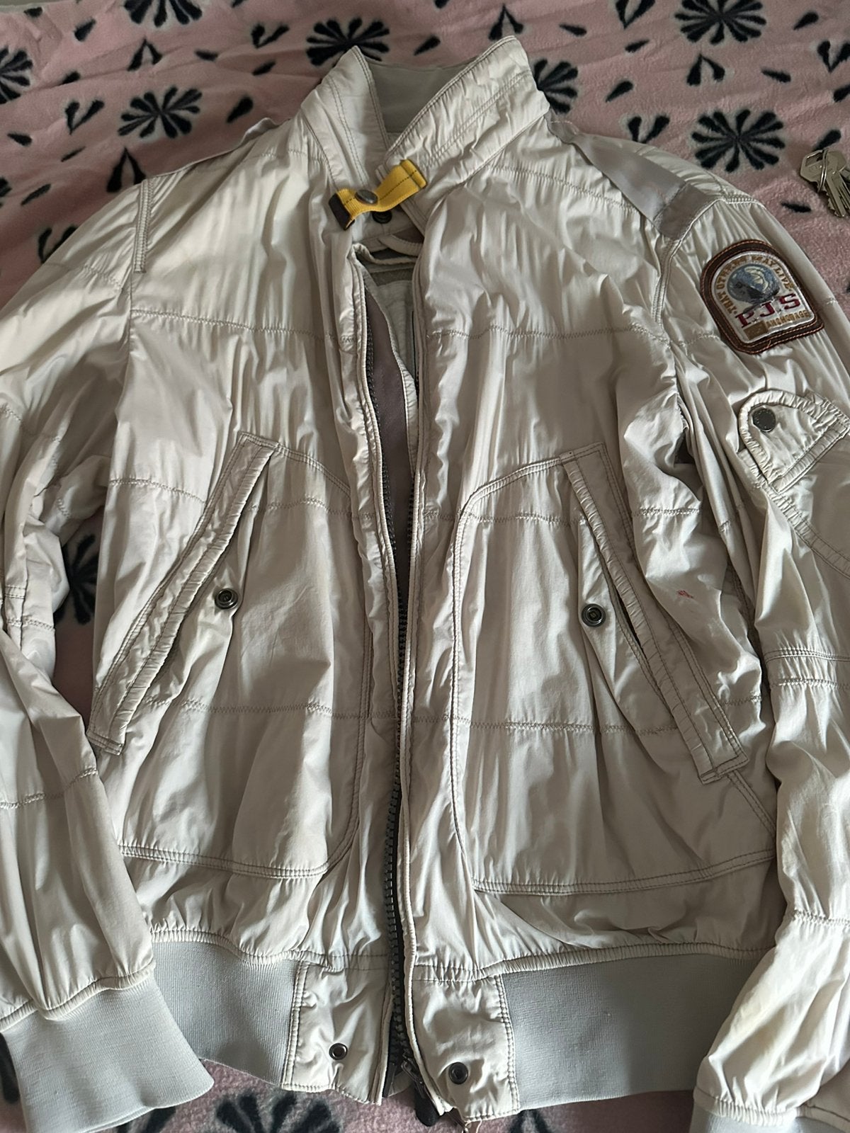 Parajumpers jas, Ophalen of Verzenden, Zo goed als nieuw, Maat 46 (S) of kleiner, Wit