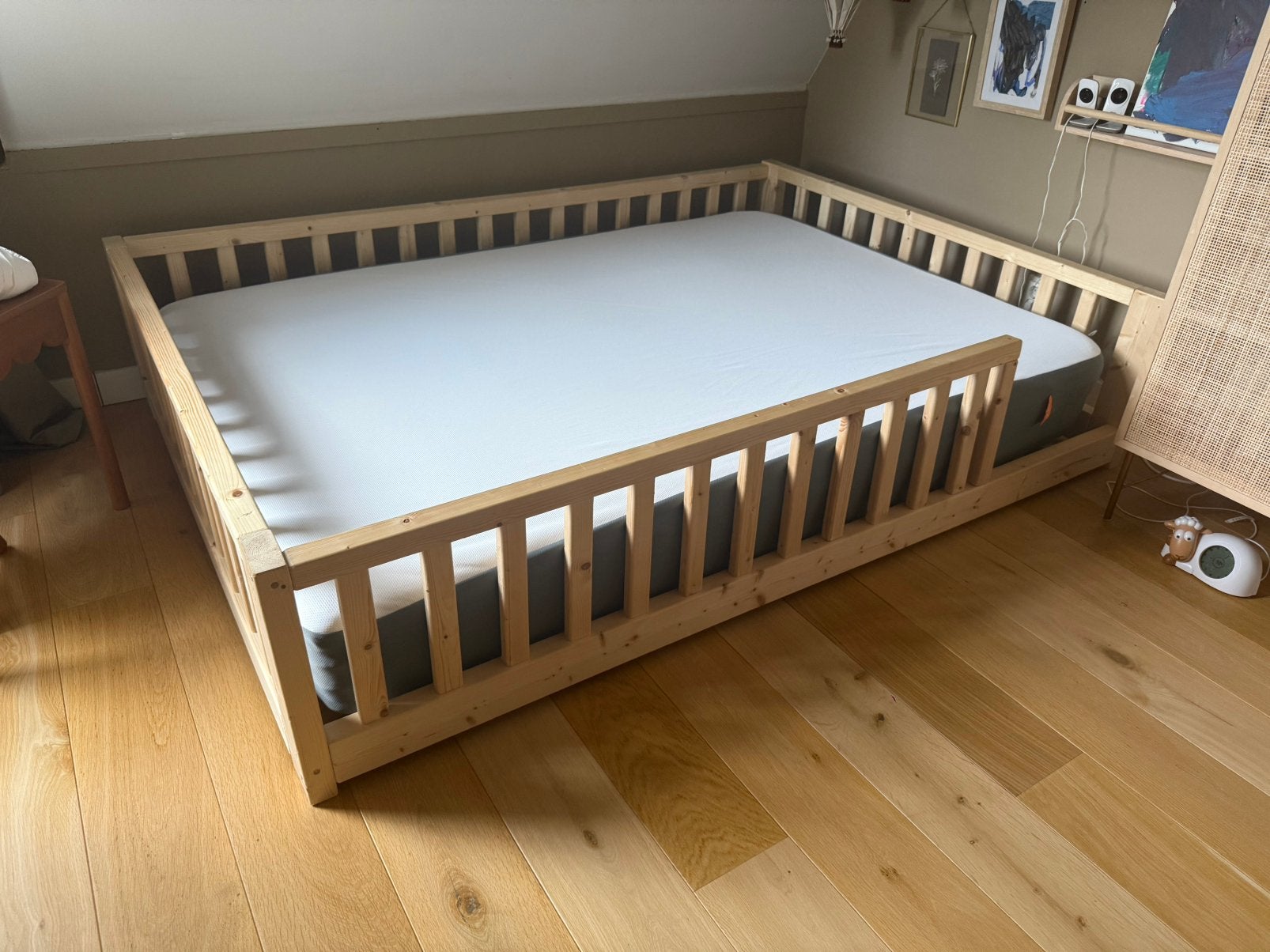 Emma Sleeps matras + beschermer Hybrid Cooling V2 140x200cm, Ophalen, Zo goed als nieuw, Tweepersoons, 140 cm