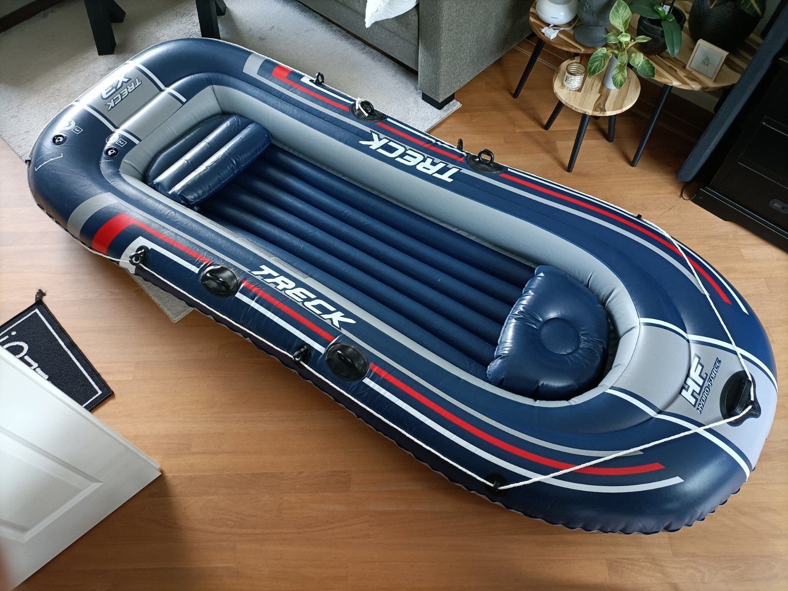 Bestway Treck X3 Opblaasboot, Ophalen, Drie personen of meer, Overige typen, Zo goed als nieuw