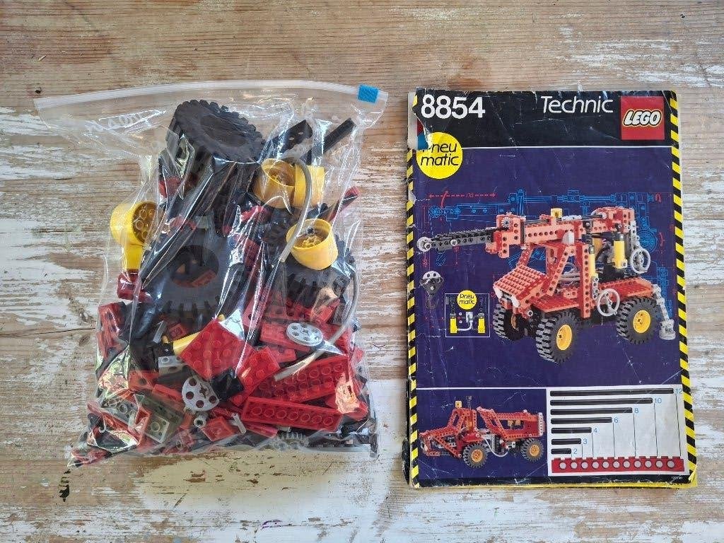 Lego Technic 8854, Gebruikt, Lego, Inclusief instructies, Ophalen of Verzenden