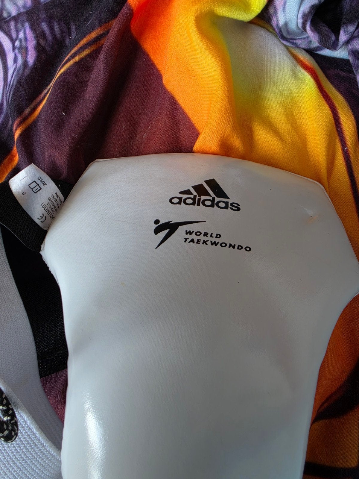 Adidas Taekwondo tok (kruisbeschermer) maat S, Gebruikt, Taekwondo, Vechtsportbescherming, Ophalen of Verzenden
