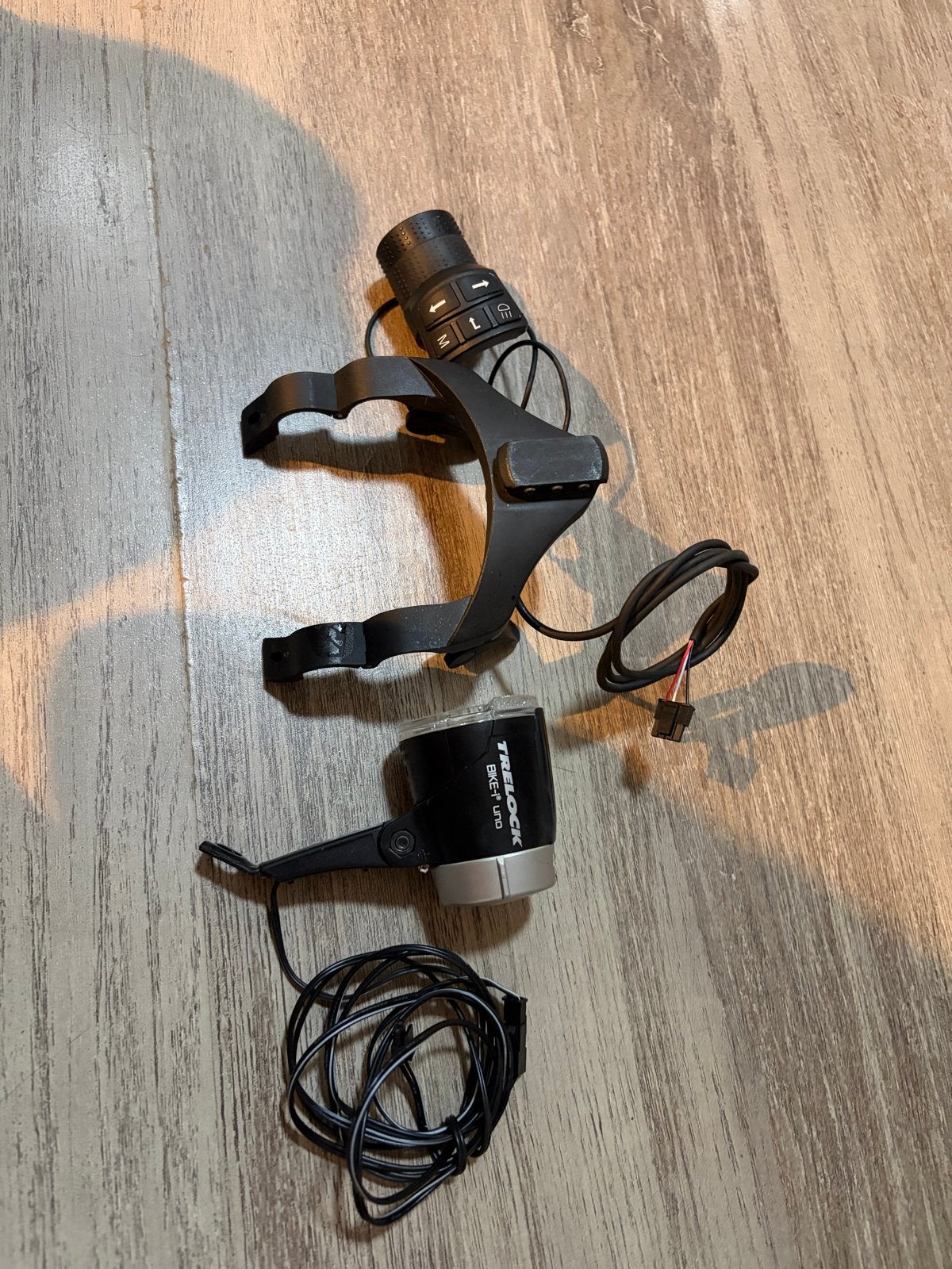 Trelock CU3 ION display houder, stuurbediening en voorlicht, Ophalen of Verzenden, Gebruikt, Overig, Verlichtingsset