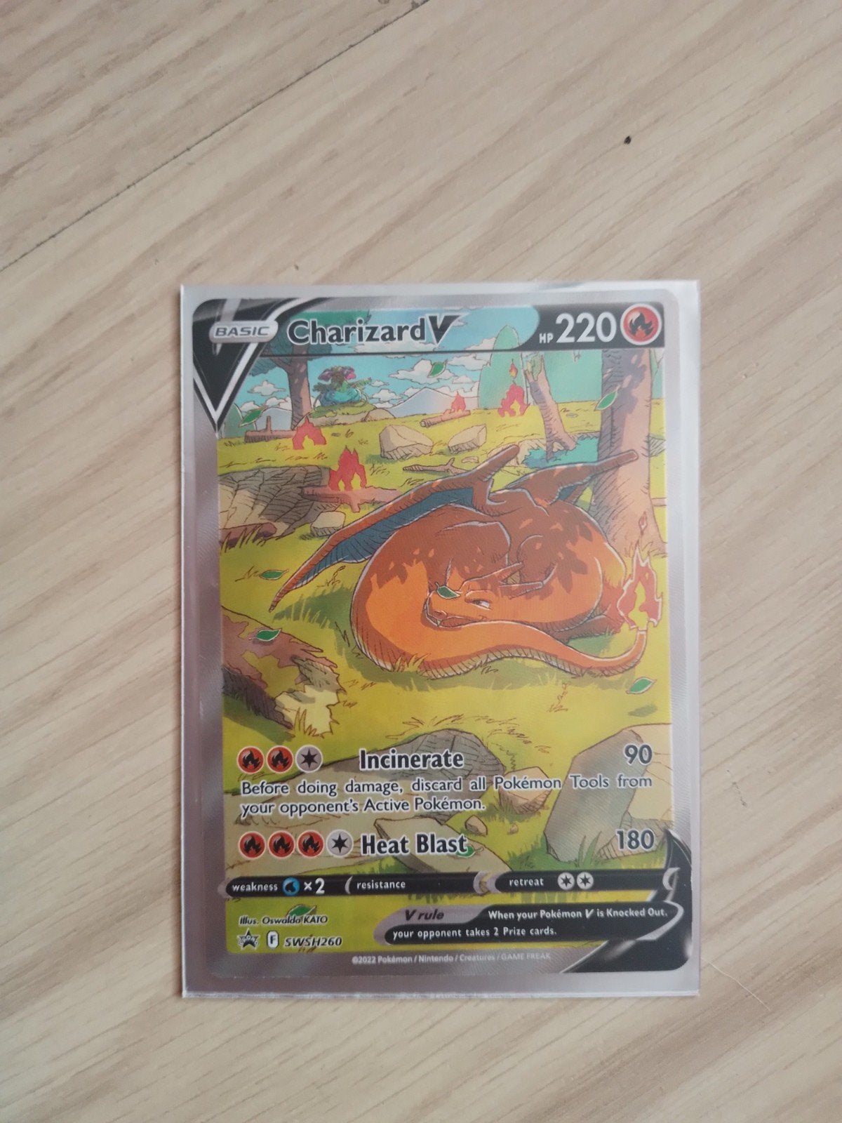 Charizard kaart, Ophalen of Verzenden, Zo goed als nieuw