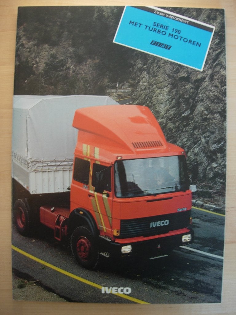 Iveco Serie 190 Brochure 1983, Boeken, Iveco, Ophalen of Verzenden, Zo goed als nieuw, Overige merken