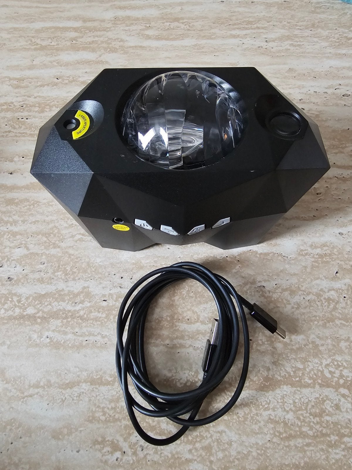 Sterrenhemel projector met maan en sterren, Kunststof, Ophalen of Verzenden, Modern, Gebruikt