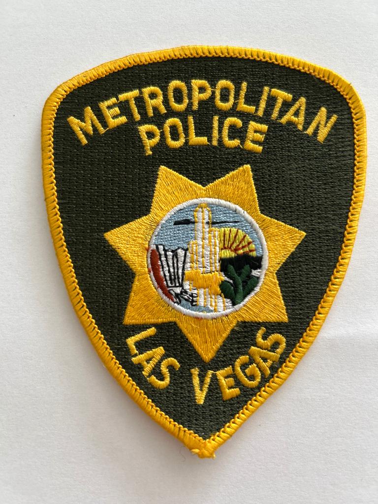 LAS VEGAS – METROPOLITAN POLICE - Sheriff Police Patch, Verzenden, Overige soorten, Amerika, Embleem of Badge