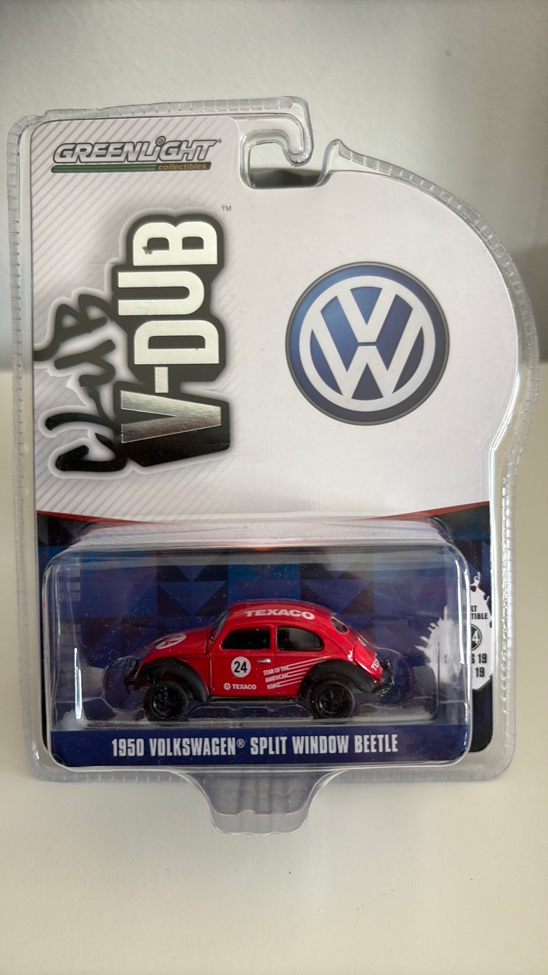 Greenlight 1950 Volkswagen Split Window Beetle 1/64, Ophalen of Verzenden, Nieuw, Auto