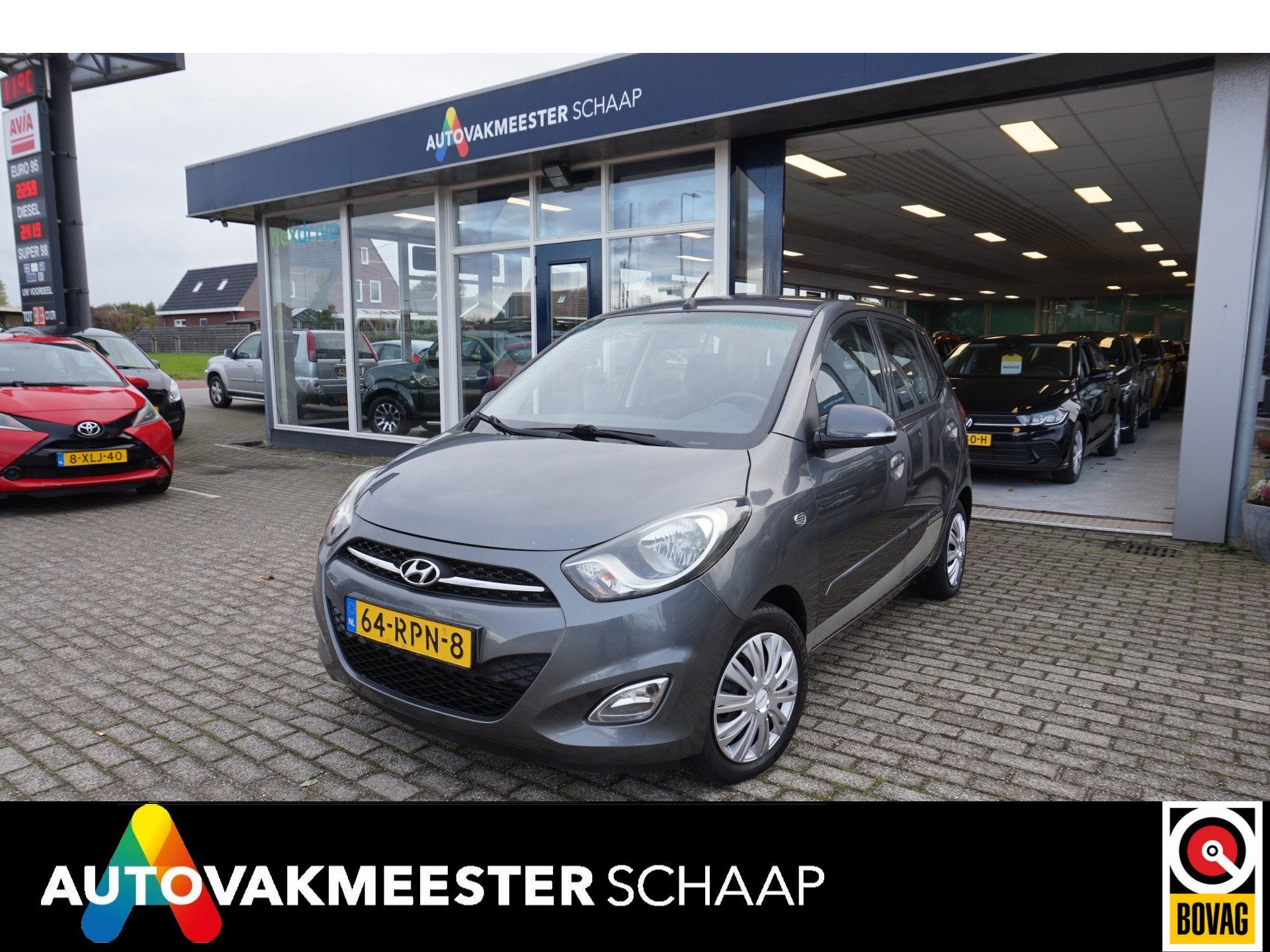 Hyundai i10 1.2 i-Catcher Incl nw apk/beurt & 3 mnd 100% gar, Voorwielaandrijving, Euro 5, Gebruikt, 4 cilinders